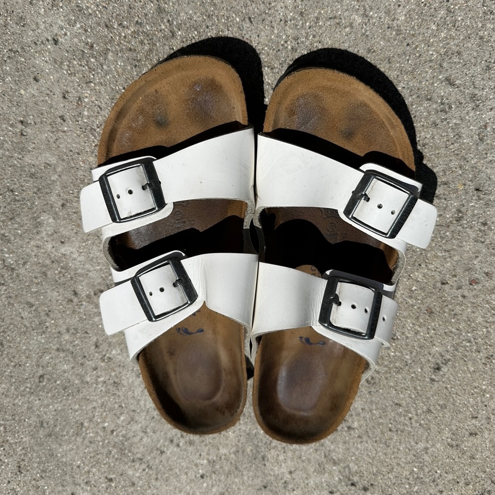 Birkenstock Arizona Softbed White Size 36 N